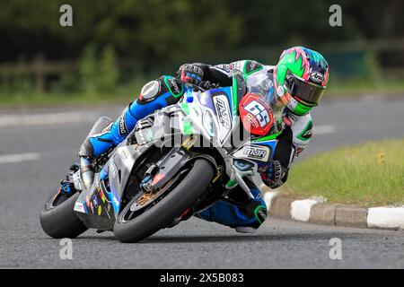 Portrush, Antrim, Nordirland. Mai 2024. North West 200 Training; Michael Sweeney (MJR Racing BMW) während des Superbike Practice Credit: Action Plus Sports/Alamy Live News Stockfoto