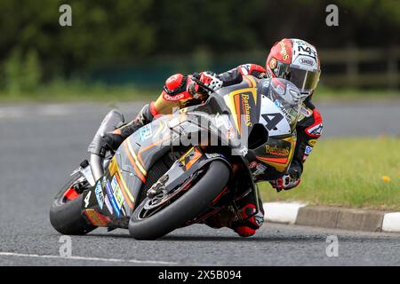 Portrush, Antrim, Nordirland. Mai 2024. North West 200 Training; Michael Rutter (Bathams Racing BMW) beim Superbike Training Credit: Action Plus Sports/Alamy Live News Stockfoto