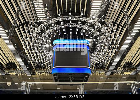 Ostrava, Tschechische Republik. Mai 2024. Ostravar Arena bereit für die Eishockey-Weltmeisterschaft in Ostrava, Tschechien, 8. Mai 2024. Quelle: Jaroslav Ozana/CTK Photo/Alamy Live News Stockfoto