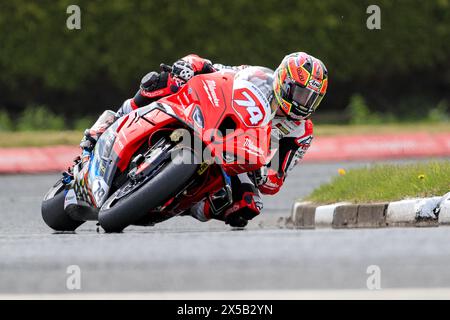 Portrush, Antrim, Nordirland. Mai 2024. North West 200 Training; Davey Todd (Milwaukee BMW) war am schnellsten während der Superstock Practice Credit: Action Plus Sports/Alamy Live News Stockfoto