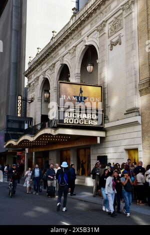 Hamilton Musical, Richard Rogers Theatre, Broadway, New York, USA Stockfoto