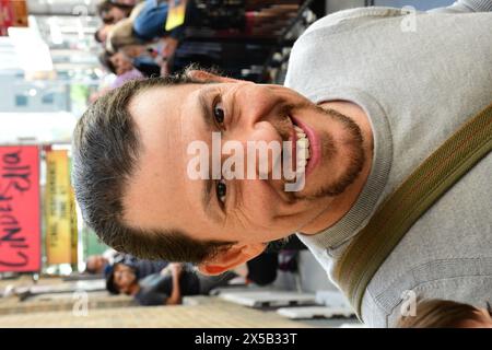 Miguel Cervantes Photocall, Hamilton Musical, Richard Rogers Theatre, Broadway, New York, Usa Stockfoto