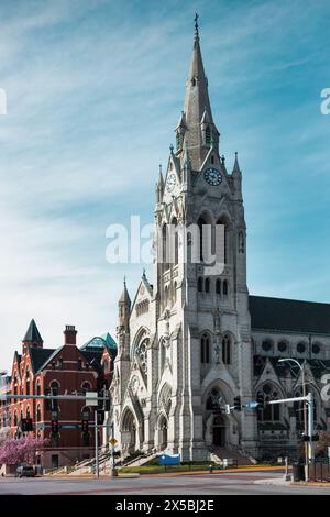 St. Francis Xavier College Church in Midtown St Louis, Missouri, USA. Stockfoto