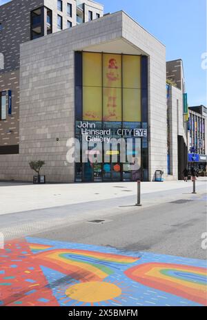 John Hansard Gallery, eine zeitgenössische Galerie für visuelle Kunst und Teil der University of Southampton, in der Bar Street, Großbritannien Stockfoto