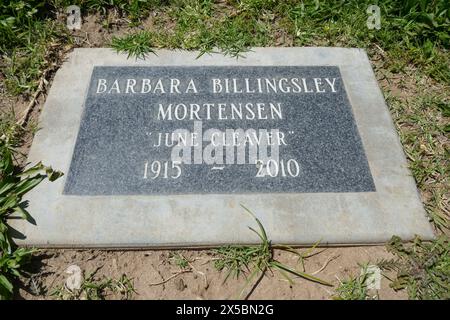 Santa Monica, Kalifornien, USA 6. Mai 2024 Schauspielerin Barbara Billingsley Grave auf dem Woodlawn Cemetery am 6. Mai 2024 in Santa Monica, Kalifornien, USA. Foto: Barry King/Alamy Stock Photo Stockfoto