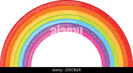 Süßes regenbogenfarbenes Gummiband Vektor Stock Vektor