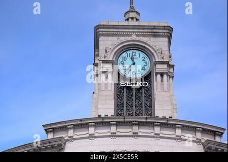 Die berühmten wako Gebäude in Ginza, Tokyo, JP Stockfoto