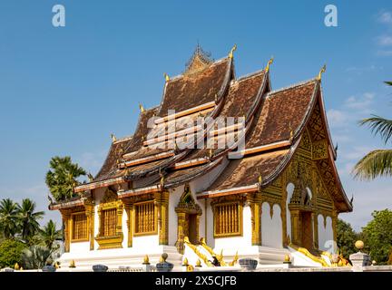 Wat Ho Pha Bang Pavillon, Königspalast, Luang Prabang, Laos Stockfoto