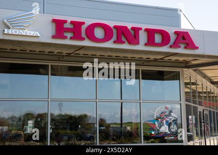 Bordeaux , Frankreich - 04 29 2024 : honda japan Logo Marke und Textzeichen für moderne asiatische Automotorräder Stockfoto