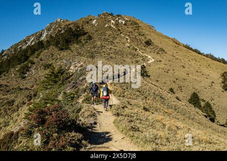 Trekking auf dem Jiaming Lake Trail, Taitung, Taiwan Stockfoto