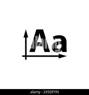 Rechtschreibung Orthographie Flachvektor-Symbol. Einfaches, ausgefülltes Symbol auf weißem Hintergrund. Rechtschreibung Orthografie-Zeichendesign-Vorlage für Web- und Mobilgeräte Stock Vektor