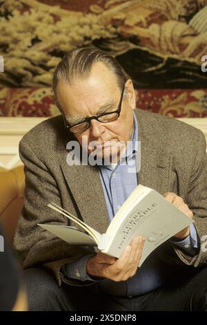 Czeslaw MILOSZ - Datum : 19891001 ©John Foley/Opale.Photo Stockfoto