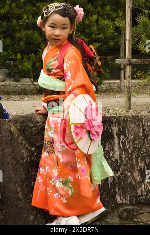 Japan, Kumano Hongu Taisha, jährliches Festival, Menschen, Stockfoto