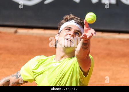 Rom, Italien. Mai 2024. Thiago Seyboth Wild während Internazionali BNL d'Italia, internationales Tennisspiel in Rom, Italien, 09. Mai 2024 Credit: Independent Photo Agency/Alamy Live News Stockfoto