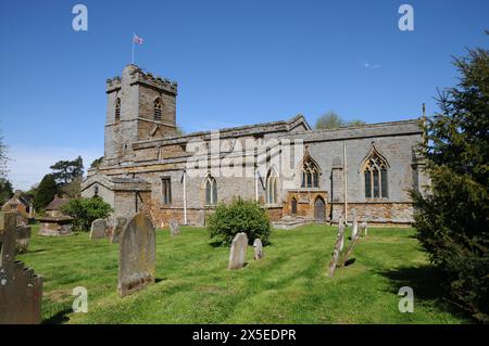 St. Martins Church, Litchborough, Northamptonshire Stockfoto