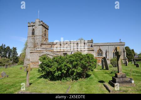 St. Martins Church, Litchborough, Northamptonshire Stockfoto