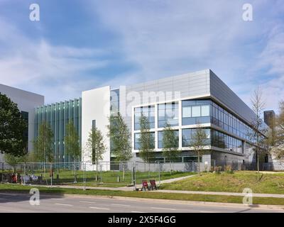 Ray Dolby Centre, Cavendish Labor, University of Cambridge, West Site, England. Stockfoto