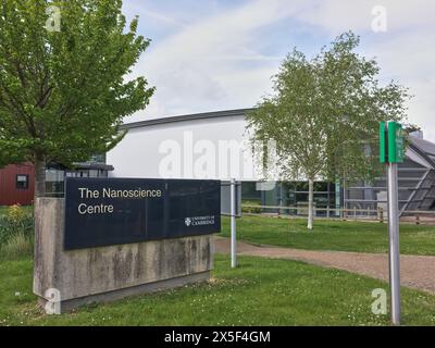 Nanoscience Centre, Cavendish Labor, University of Cambridge, West Site, England. Stockfoto