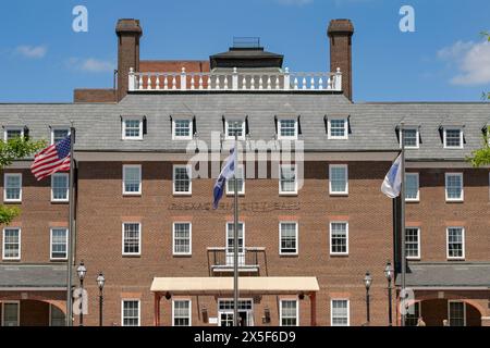 Alexandria, Virginia, USA - 1. Mai 2024: Außenansicht des Rathauses in Alexandria Stockfoto