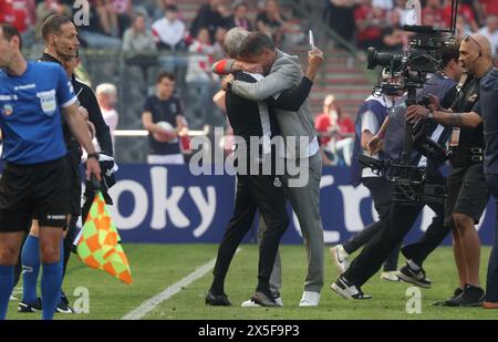 Brüssel, Belgien Mai 2024. Das Spiel zwischen RUSG Royale Union Saint-Gilloise gegen RAFC Royal Antwerp FC, das Finale des belgischen Croky Cup, im King Baudouin Stadion in Brüssel, Donnerstag, den 09. Mai 2024. BELGA PHOTO VIRGINIE LEFOUR Credit: Belga News Agency/Alamy Live News Stockfoto