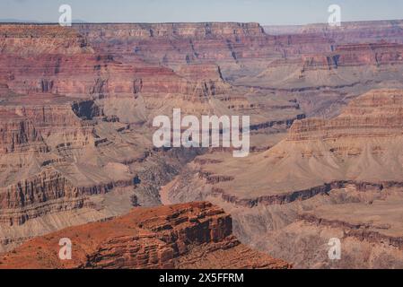 Grand Canyon, Arizona, USA atemberaubende geologische Landschaft Stockfoto