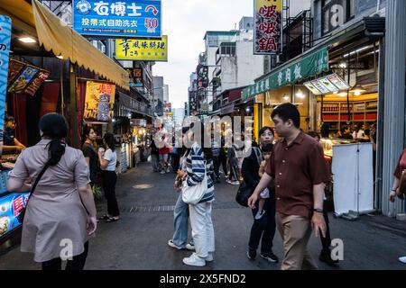 Street Food in Ita Thao, Sun Moon Lake, Yuchi, Taiwan Stockfoto