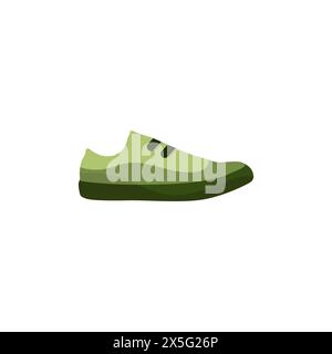 Schuhe mit stylischem Logo. Sport Converse Vektor. Symbol läuft. Sneaker-Symbol auf weißem Hintergrund. Vektorabbildung. Stock Vektor