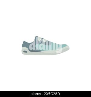 Schuhe mit stylischem Logo. Sport Converse Vektor. Symbol läuft. Sneaker-Symbol auf weißem Hintergrund. Vektorabbildung. Stock Vektor