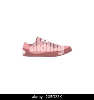 Schuhe mit stylischem Logo. Sport Converse Vektor. Symbol läuft. Sneaker-Symbol auf weißem Hintergrund. Vektorabbildung. Stock Vektor