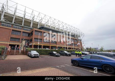 Sunderland, Großbritannien. Mai 2024. Allgemeine Ansicht außerhalb des Stadions während des Sunderland AFC gegen Sheffield Wednesday FC SKY Bet EFL Championship Match im Stadium of Light, Sunderland, England, Großbritannien am 4. Mai 2024 Credit: Every Second Media/Alamy Live News Stockfoto