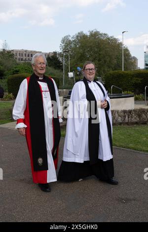 London, UK, 09.05.2024, All Hallows by the Tower Beating the Bounds Ceremony 2024Credit:Chrysoulla Rosling/Alamy Live News Stockfoto