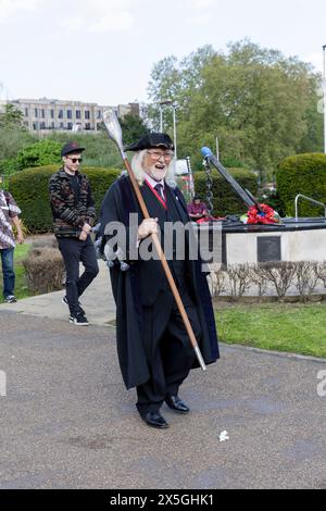 London, UK, 09.05.2024, All Hallows by the Tower Beating the Bounds Ceremony 2024Credit:Chrysoulla Rosling/Alamy Live News Stockfoto