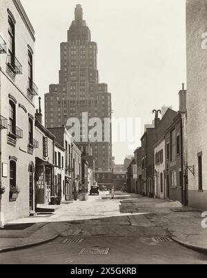 MacDougal Alley, New York City, New York, USA, Berenice Abbott, Federal Art Project, Changing New York, März 1936 Stockfoto