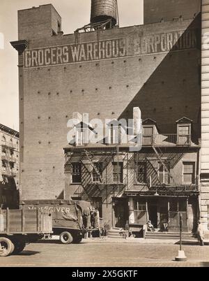 Broome Street Nr. 512-514, New York City, New York, USA, Berenice Abbott, Federal Art Project, Changing New York, Oktober 1935 Stockfoto