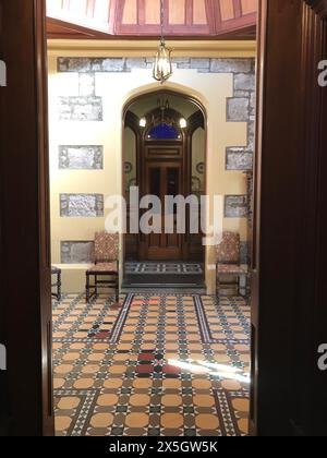 Lanarch Castle, Dunedin, Otago, Neuseeland, Südinsel, Neuseelands einziges Schloss Stockfoto