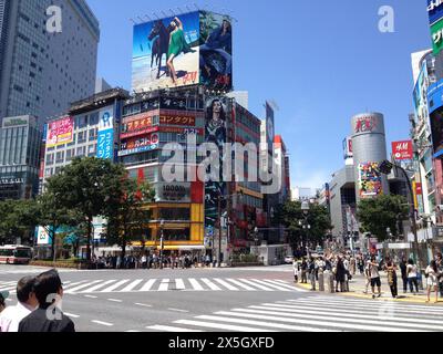 Tokio Japan Straßenszenen und berühmte Sehenswürdigkeiten und Gebäude Stockfoto