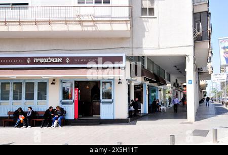 Bäckerei Abulafia in der Ibn Gabirol St in Tel-Aviv, Israel. Stockfoto