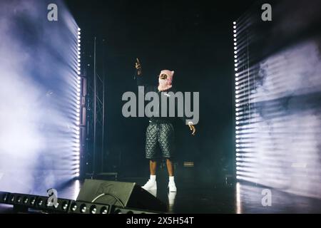 Mailand, Italien. Mai 2024. Lil Tjay tritt am 4. Mai 2024 live im Alcatraz in Mailand auf. (Foto: Alessandro Bremec/NurPhoto) Credit: NurPhoto SRL/Alamy Live News Stockfoto