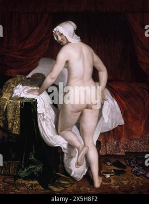 Junge Frau geht ins Bett, um 1650. Jacob van Loo Stockfoto