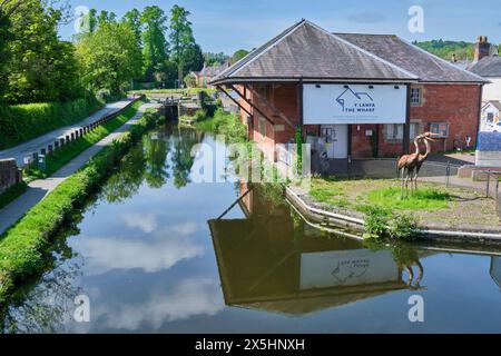 Powysland Museum, The Wharf, Montgomery Canal, Welshpool, Powys, Wales Stockfoto