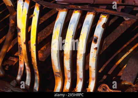 Rost-Abstraktionen in der Wüste Stockfoto