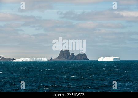 Wendell Sea, Antarktis. Eisberge im Wendellmeer. Stockfoto