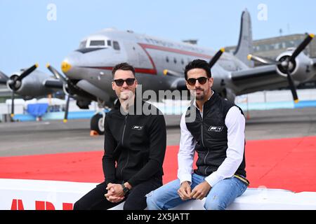 Berlin, Deutschland. Mai 2024. 10/2024 - Kelvin van der Linde, ABT CUPRA Formula E Team Lucas di Grassi, ABT CUPRA Formula E Team während der Formel E Runde 9 - Berlin E-Prix in Berlin. (Foto: Sam Bagnall/Motorsport Images/SIPA USA) Credit: SIPA USA/Alamy Live News Stockfoto