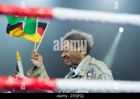 Donald - Don - King, amerikanischer Boxpromoter., Boxen in Hamburg bei einer Boxveranstaltung von Sauerland Event in der Edel Optics Arena, 24. März 2018, Credit: HMB Media/Uwe Koch Stockfoto