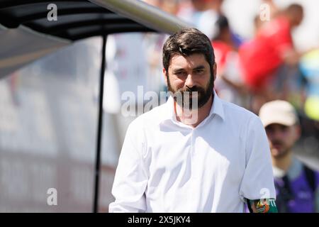 Luis Freire (Trainer der Rio Ave) während des Liga Portugal Spiels zwischen CF Estrela Amadora und Rio Ave FC im Estadio Jose Gomes, Amadora, Lissabon, Portugal Stockfoto