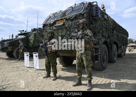 Libava, Tschechische Republik. Mai 2024. Sofortige Reaktion 2024 Übung der Alliierten auf dem Militärübungsplatz Libava, Region Olmütz, Tschechische Republik, 10. Mai 2024. Quelle: Dalibor Gluck/CTK Photo/Alamy Live News Stockfoto