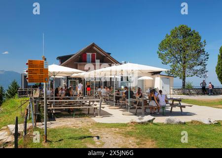 Restaurant am Büergenstock, Kanton Niewalden, Vierwaldstättersee, Schweiz, Europa Copyright: Markusxlange 1160-5369 Stockfoto