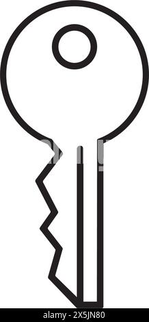 Key ikon Vektor Illustration Symbol Design Stock Vektor