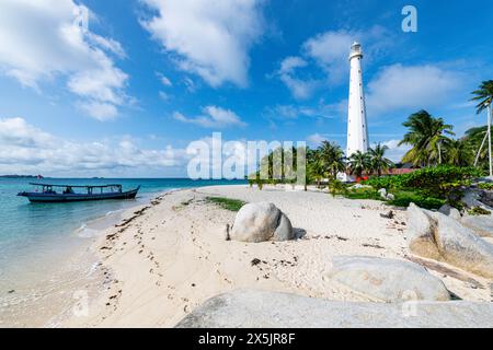 Old Indie Lighthouse, Lengkuas Island, Belitung Island vor der Küste von Sumatra, Indonesien, Südostasien, Asien Copyright: MichaelxRunkel 1184-10815 Stockfoto