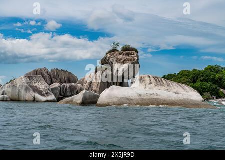 Riesige Granitfelsen auf Pulau Kelayang, Insel Belitung vor der Küste von Sumatra, Indonesien, Südostasien, Asien Copyright: MichaelxRunkel 1184-10827 Stockfoto